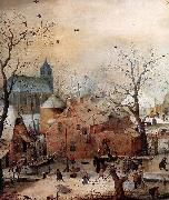 Winter Landscape with Skaters Hendrick Avercamp